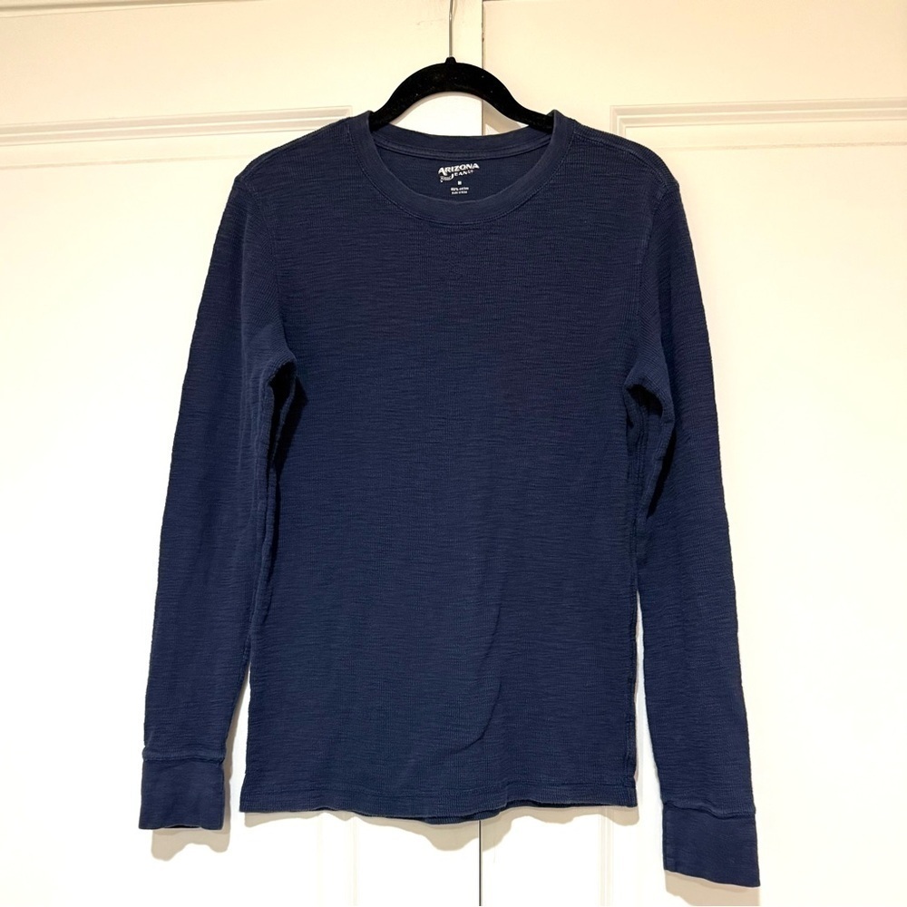 Arizona Jean Co Blue Thermal Long Sleeve Mens sz M